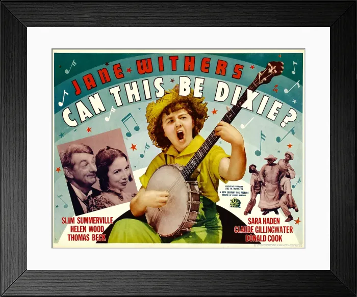 Framed Print : CAN THIS BE DIXIE?, far left: Slim Summerville, center: Jane Withers, 1936, TM and Copyright 20th Century Fox Film Corp. All rights reserved. / courtesy Everett Collection Framed Print : CAN THIS BE DIXIE?, far left: Slim Summerville, center: Jane Withers, 1936, TM and Copyright 20th Century Fox Film Corp. All rights reserved. / courtesy Everett Collection