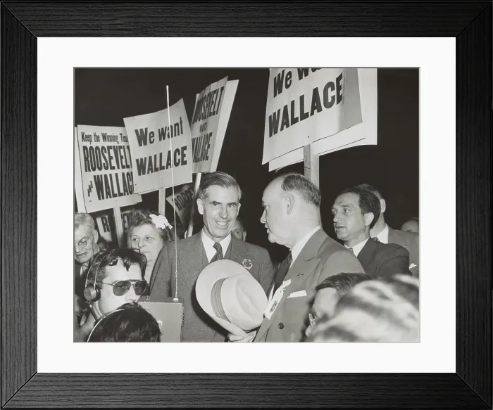 Framed Print : Vice-President Henry Wallace at the Democratic National Convention in Chicago, July 20, 1944