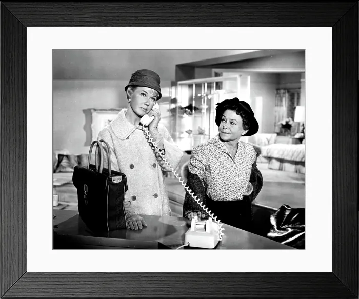 Framed Print : PILLOW TALK, Doris Day, Thelma Ritter, 1959