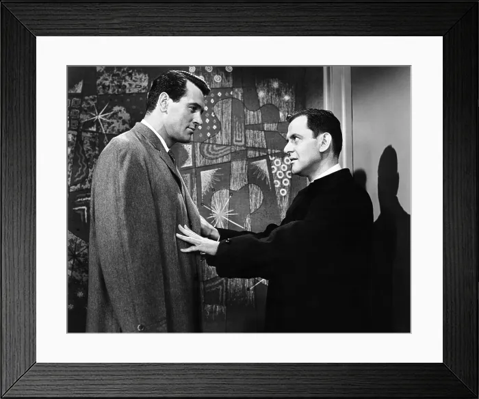 Framed Print : PILLOW TALK, from left: Rock Hudson, Tony Randall, 1959 Framed Print : PILLOW TALK, from left: Rock Hudson, Tony Randall, 1959
