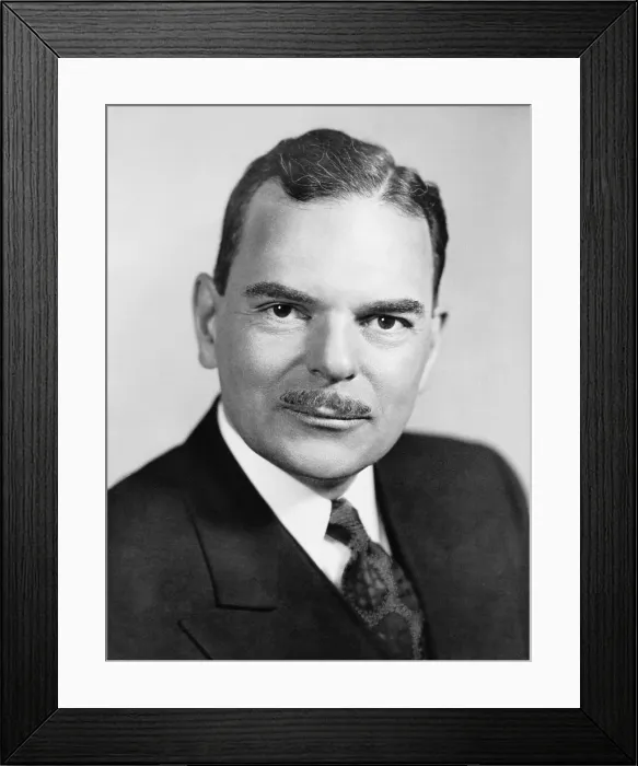Framed Print : Thomas Dewey was New York State Governor from 1943 to 1954. The moderate Eastern Establishment Republican lost the 1944 presidential election to FDR
