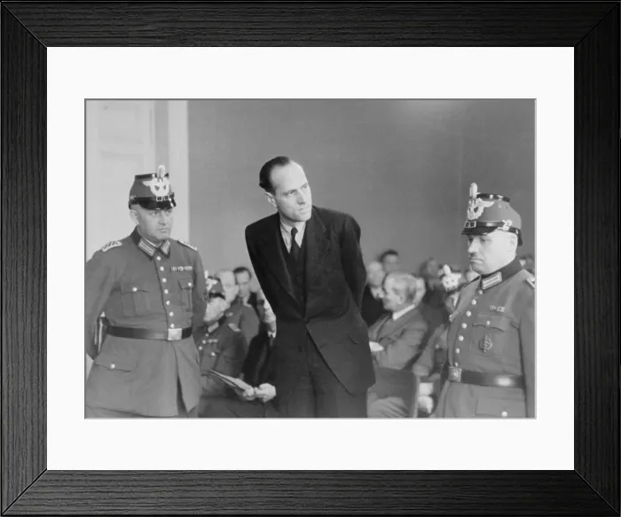 Framed Print : Helmuth James Graf von Moltke was one of 5, 000 Germans prosecuted after the Valkyrie Plot Framed Print : Helmuth James Graf von Moltke was one of 5, 000 Germans prosecuted after the Valkyrie Plot