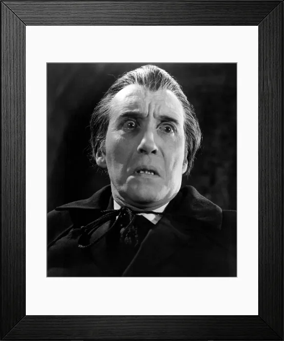 Framed Print : TASTE THE BLOOD OF DRACULA, Christopher Lee, 1970