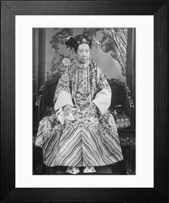 Framed Print : The Empress Dowager Cixi (Tzu-His), was the dominant Royal in China from 1861-1908. She first ruled as Regent for her son, the Tongzhi Emperor from 1861-1873 Framed Print : The Empress Dowager Cixi (Tzu-His), was the dominant Royal in China from 1861-1908. She first ruled as Regent for her son, the Tongzhi Emperor from 1861-1873