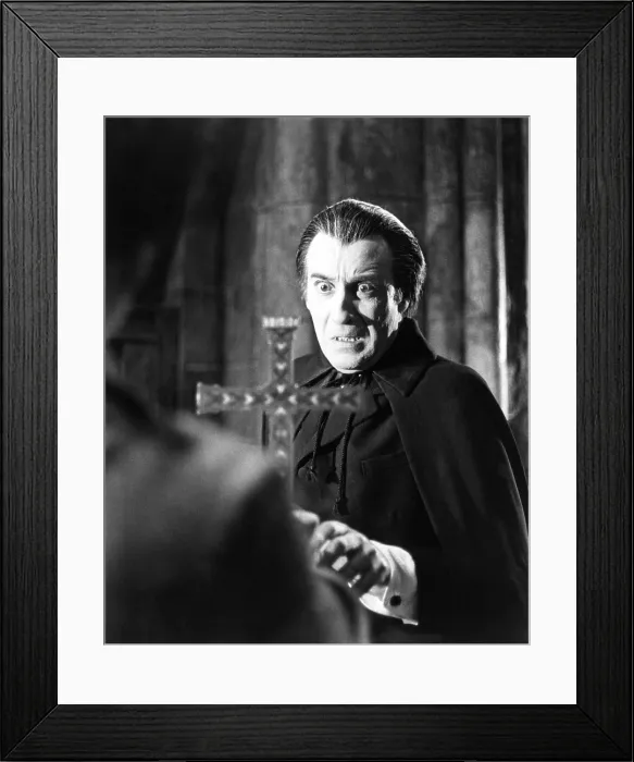 Framed Print : TASTE THE BLOOD OF DRACULA, Christopher Lee, 1970