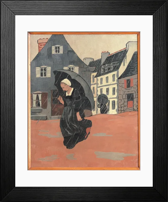 Framed Print : The Downpour, by Paul Srusier, 1893, 19th Century, oil on panel, cm 73, 5 x 60 - France, Ile de France, Paris, Muse dOrsay, RF1981-7. All Framed Print : The Downpour, by Paul Srusier, 1893, 19th Century, oil on panel, cm 73, 5 x 60 - France, Ile de France, Paris, Muse dOrsay, RF1981-7. All