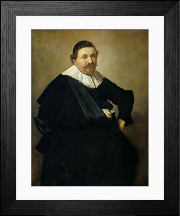 Framed Print : Portrait of Lucas de Clercq, by Frans Hals, 1635, Dutch painting, oil on canvas. Sitter was a Haarlem merchant Framed Print : Portrait of Lucas de Clercq, by Frans Hals, 1635, Dutch painting, oil on canvas. Sitter was a Haarlem merchant