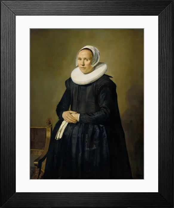 Framed Print : Portrait of Feyntje van Steenkiste, by Frans Hals, 1635, Dutch painting, oil on canvas Framed Print : Portrait of Feyntje van Steenkiste, by Frans Hals, 1635, Dutch painting, oil on canvas
