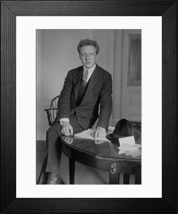 Framed Print : Leopold Stokowski, English conductor of Polish and Irish descent, c. 1920