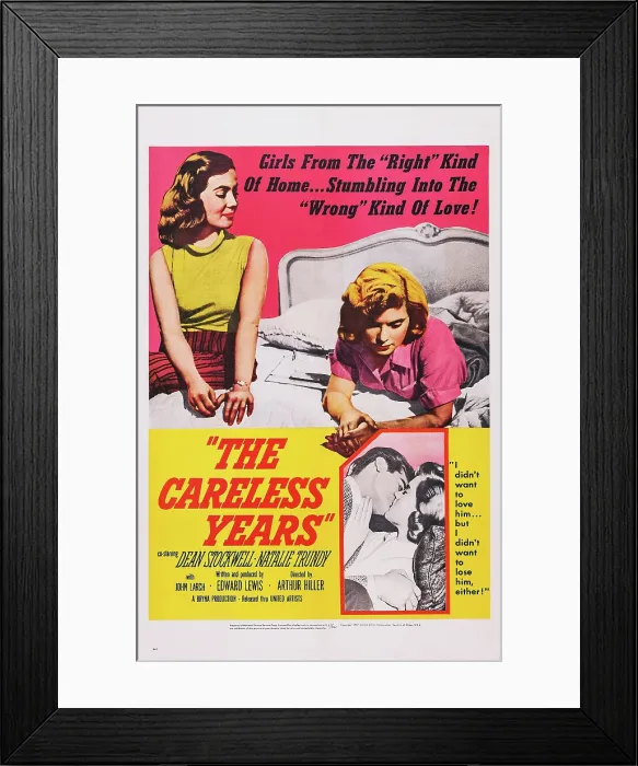 Framed Print : THE CARELESS YEARS, top from left: Maureen Cassidy, Natalie Trundy, bottom from left: Dean Stockwell, Natalie Trundy, 1957