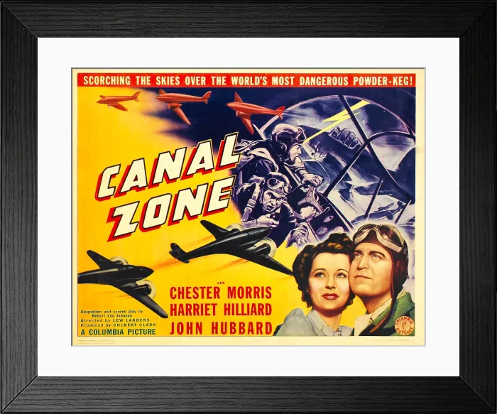 Framed Print : CANAL ZONE, from left: Harriet Hilliard, Chester Morris, 1942