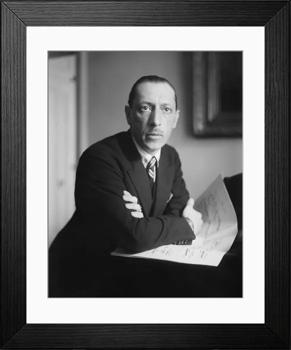 Framed Print : Igor Stravinsky, Russian composer and conductor, ca. 1920 - 1925 (BSLOC_2017_12_30)