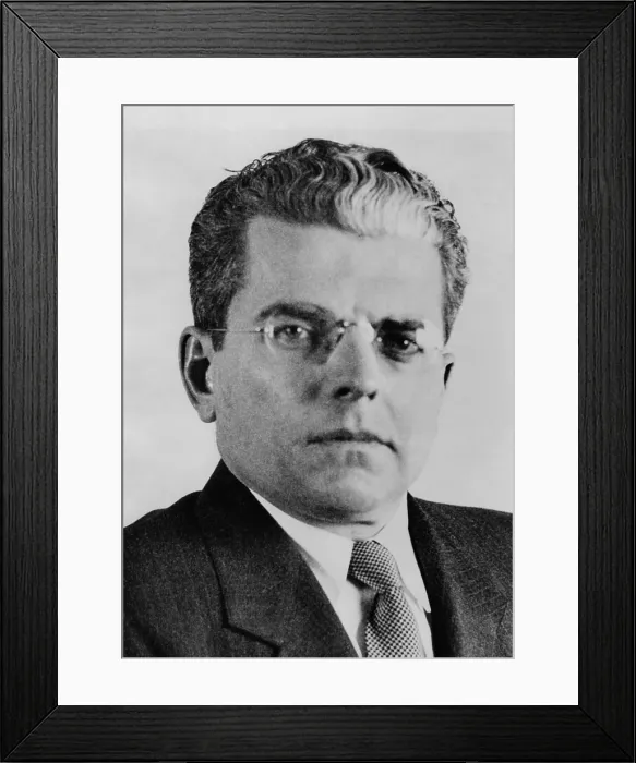 Framed Print : Thomas Donegan, a Justice department anti-Communist expert. He was involved in the prosecution of Alger Hiss and others during the Postwar Red Scare. 1946. (BSLOC_2014_13_62)