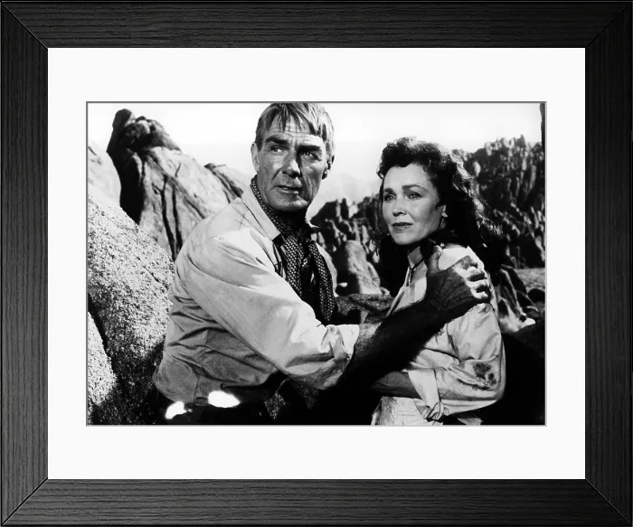 Framed Print : THE TALL T, Randolph Scott, Maureen O'Sullivan, 1957