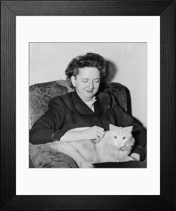 Framed Print : Elizabeth Bentley was an American spy for the Soviet Union from 1938 to 1945 Framed Print : Elizabeth Bentley was an American spy for the Soviet Union from 1938 to 1945