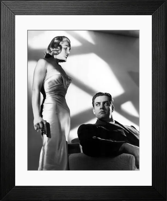 Framed Print : PITFALL, Lizabeth Scott, Raymond Burr, 1948, gun Framed Print : PITFALL, Lizabeth Scott, Raymond Burr, 1948, gun