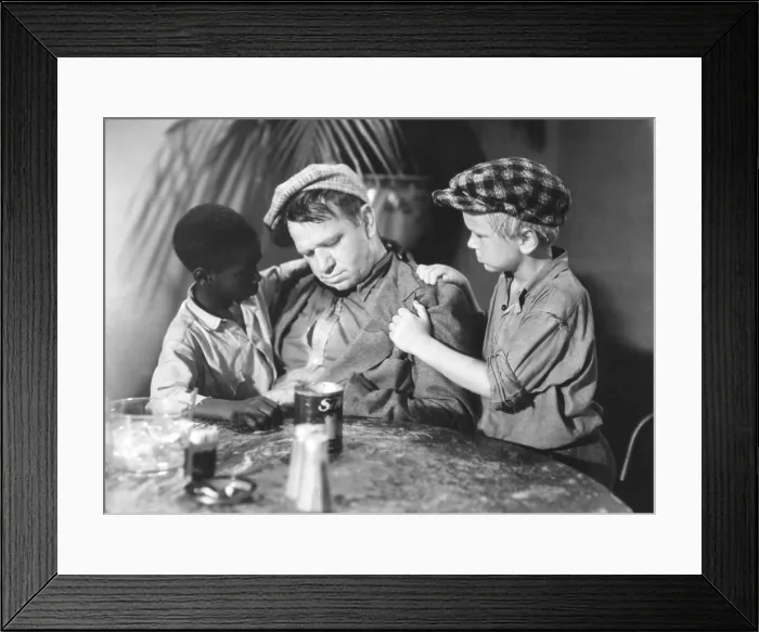 Framed Print : THE CHAMP, Jesse Scott, Wallace Beery, Jackie Cooper, 1931