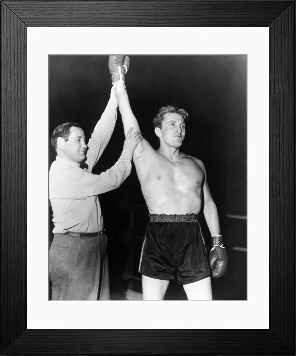 Framed Print : CHAMPION, Kirk Douglas (right), 1949