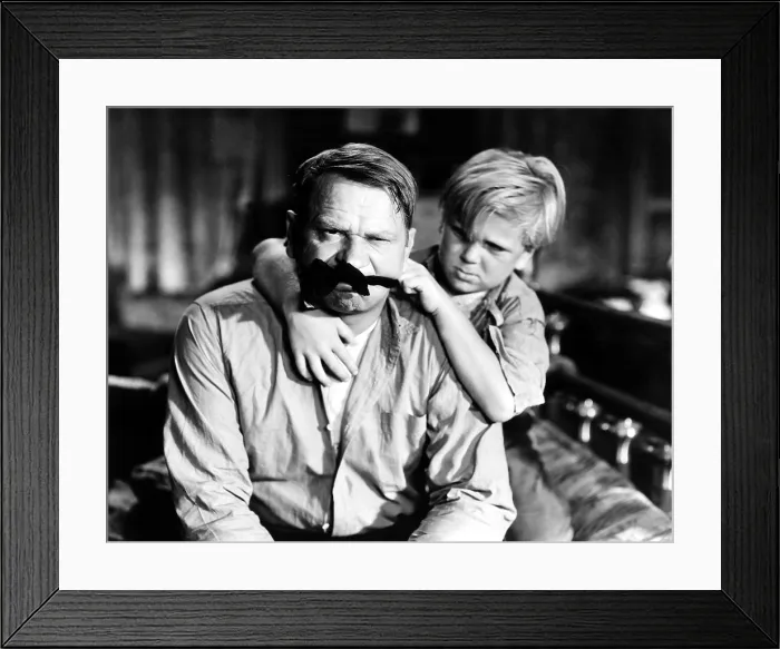 Framed Print : THE CHAMP, Wallace Beery, Jackie Cooper, 1931
