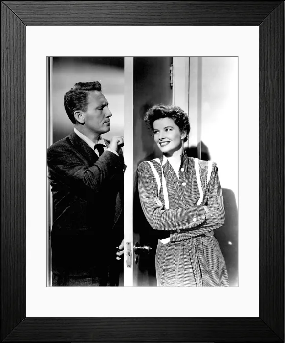 Framed Print : WITHOUT LOVE, Spencer Tracy, Katharine Hepburn, 1945