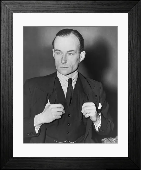 Framed Print : Werner von Clemm, was a German-American banker with high level Nazi connections. From his base in the U.S. he assisted Nazi diamond smuggling. Clemm was arrested on Jan