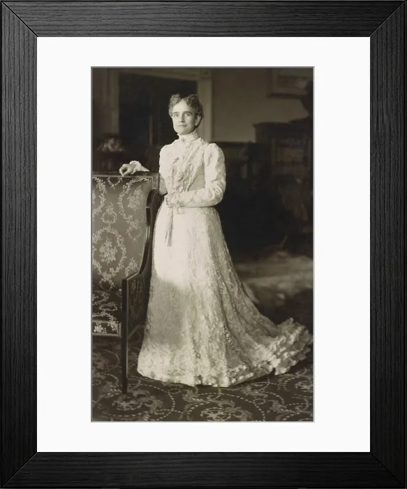 Framed Print : First Lady, Ida Saxton McKinley, March 1900 Framed Print : First Lady, Ida Saxton McKinley, March 1900