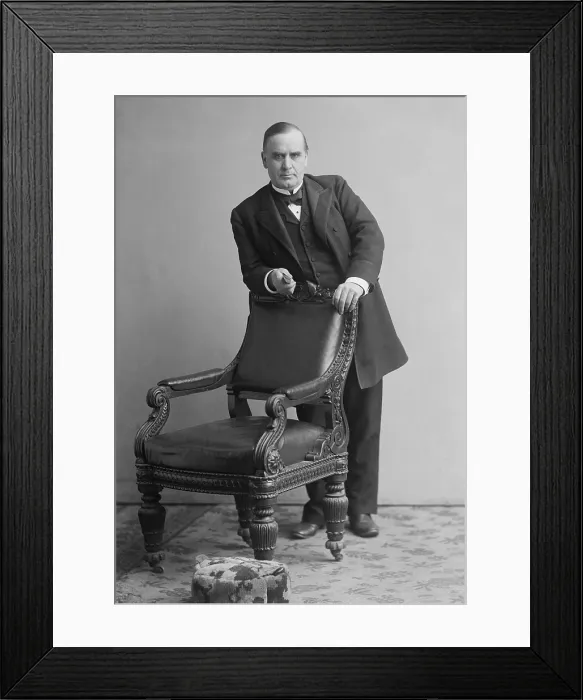 Framed Print : Congressman William McKinley, represented a district in Northeast Ohio Framed Print : Congressman William McKinley, represented a district in Northeast Ohio