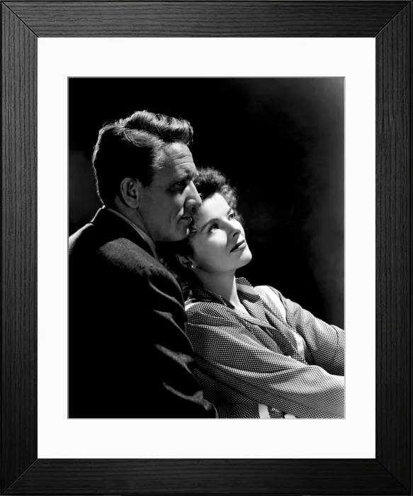 Framed Print : WITHOUT LOVE, Spencer Tracy, Katharine Hepburn, 1945