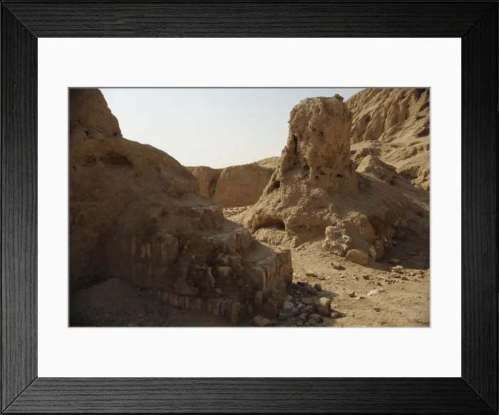 Framed Print : Ruins of the ancient city of Ashur the first capital of the Assyrian Empire. Photo shows the remains of a portal to a ziggurat in Ashur. Nov. 21 2008. (BSLOC_2011_12_397) Framed Print : Ruins of the ancient city of Ashur the first capital of the Assyrian Empire. Photo shows the remains of a portal to a ziggurat in Ashur. Nov. 21 2008. (BSLOC_2011_12_397)
