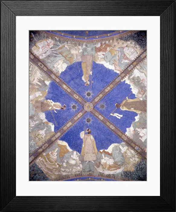 Framed Print : Bianca Pellegrini among Castels in Parma, by Unknown Artist, 15th Century, fresco - Italy, Emilia Romagna, Torrechiara-Langhirano, Torrechiara Castle, Whole artwork view Framed Print : Bianca Pellegrini among Castels in Parma, by Unknown Artist, 15th Century, fresco - Italy, Emilia Romagna, Torrechiara-Langhirano, Torrechiara Castle, Whole artwork view