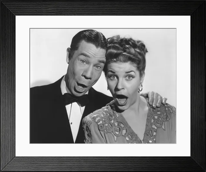 Framed Print : PIN UP GIRL, from left: Joe E. Brown, Martha Raye, 1944, TM & Copyright 20th Century Fox Film Corp. / courtesy Everett Collection Framed Print : PIN UP GIRL, from left: Joe E. Brown, Martha Raye, 1944, TM & Copyright 20th Century Fox Film Corp. / courtesy Everett Collection