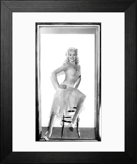 Framed Print : PIN UP GIRL, Betty Grable, 1944, TM & Copyright 20th Century Fox Film Corp. All rights reserved / courtesy Everett Collection Framed Print : PIN UP GIRL, Betty Grable, 1944, TM & Copyright 20th Century Fox Film Corp. All rights reserved / courtesy Everett Collection