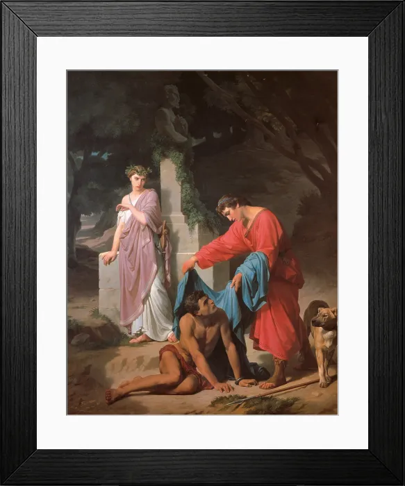 Framed Print : Eudore and Cymodoce, by Luigi Mussini, 1855, 19th Century, oil on canvas, cm 275 x 220 - Italy, Tuscany, Florence, Palazzo Pitti, Gallery of Modern Art Framed Print : Eudore and Cymodoce, by Luigi Mussini, 1855, 19th Century, oil on canvas, cm 275 x 220 - Italy, Tuscany, Florence, Palazzo Pitti, Gallery of Modern Art