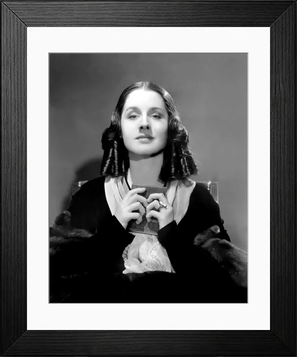 Framed Print : THE BARRETTS OF WIMPOLE STREET, Norma Shearer, 1934