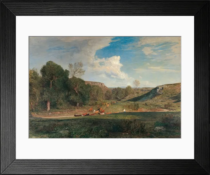 Framed Print : After the Rain, by Antonio Fontanesi, 1861, 19th Century, oil on canvas, cm 192 x 198 - Italy, Tuscany, Florence, Gallery of Modern Art, Palazzo Pitti. All Framed Print : After the Rain, by Antonio Fontanesi, 1861, 19th Century, oil on canvas, cm 192 x 198 - Italy, Tuscany, Florence, Gallery of Modern Art, Palazzo Pitti. All