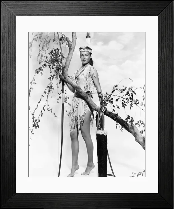Framed Print : THE CHARGE AT FEATHER RIVER, Vera Miles, 1953