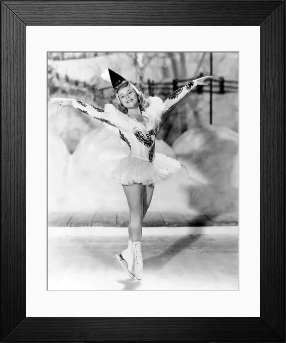 Framed Print : WINTERTIME, Sonja Henie, 1943, TM and copyright 20th Century Fox Film Corp. All rights reserved / Courtesy: Everett Collection Framed Print : WINTERTIME, Sonja Henie, 1943, TM and copyright 20th Century Fox Film Corp. All rights reserved / Courtesy: Everett Collection