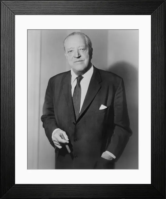 Framed Print : Ludwig Mies van der Rohe, German-American architect and educator