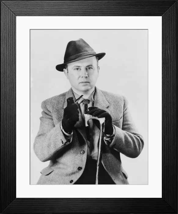 Framed Print : Russell Kirk, American political theorist. His influential 1953 book, The Conservative Mind, traced the history of conservative thought in the Anglo-American politics