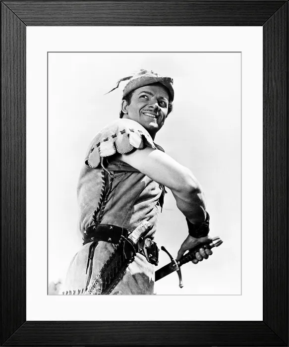 Framed Print : THE BANDIT OF SHERWOOD FOREST, Cornel Wilde, 1946