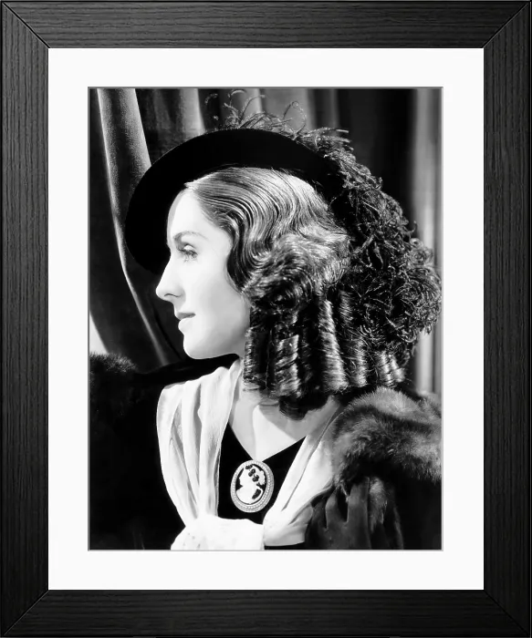 Framed Print : THE BARRETTS OF WIMPOLE STREET, Norma Shearer, 1934