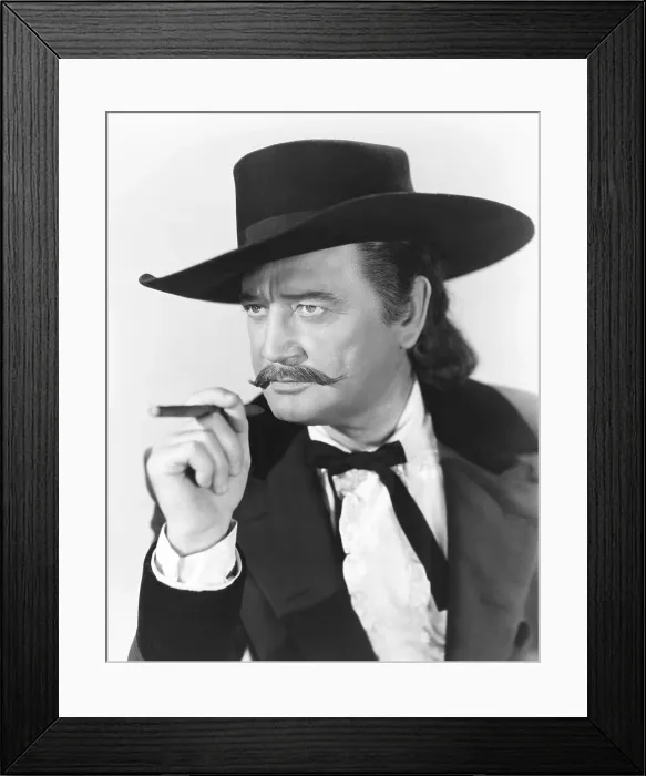 Framed Print : BADLANDS OF DAKOTA, Richard Dix as Wild Bill Hickok, 1941 Framed Print : BADLANDS OF DAKOTA, Richard Dix as Wild Bill Hickok, 1941