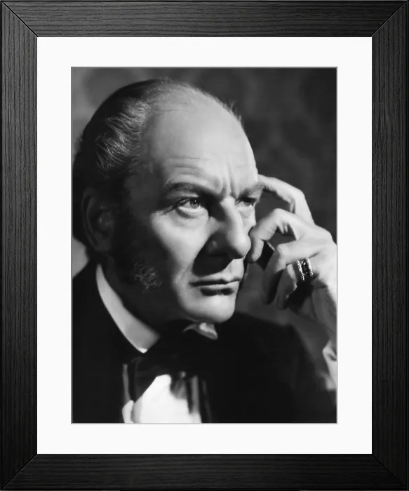 Framed Print : THE BARRETTS OF WIMPOLE STREET, John Gielgud, 1957