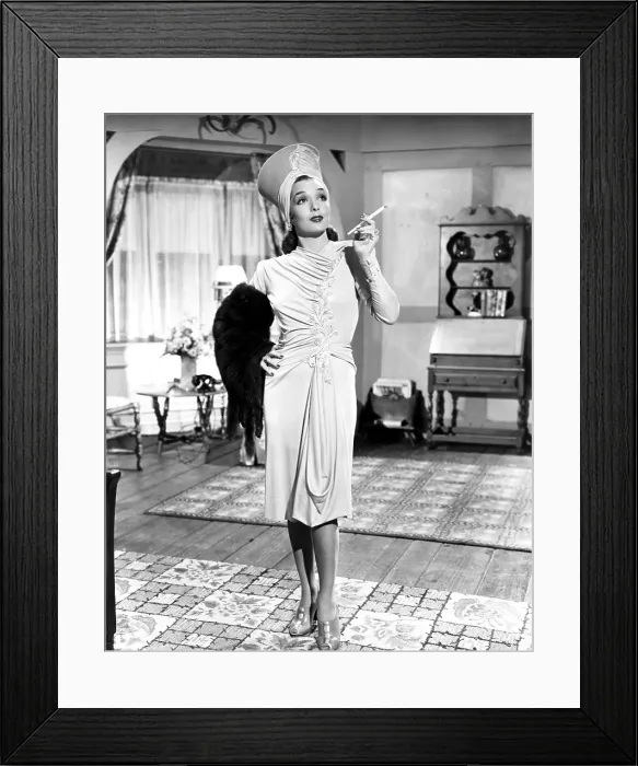 Framed Print : PLAYMATES, Lupe Velez, in an ensemble by Edward Stevenson, 1941 Framed Print : PLAYMATES, Lupe Velez, in an ensemble by Edward Stevenson, 1941