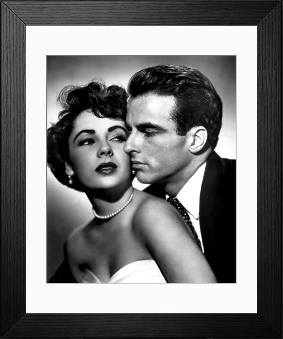 Framed Print : A PLACE IN THE SUN, Elizabeth Taylor, Montgomery Clift, 1951