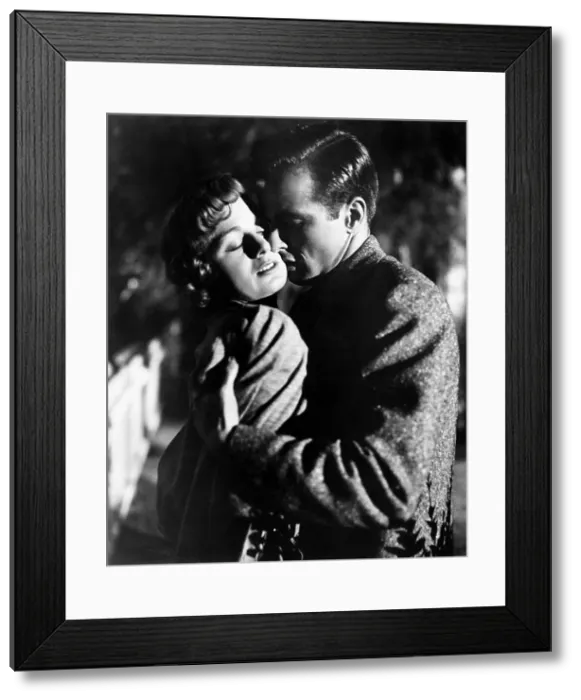 Framed Print : A PLACE IN THE SUN, Shelley Winters, Montgomery Clift, 1951
