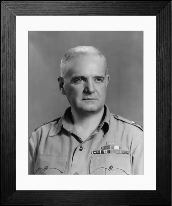 Framed Print : Major General William J. Donovan, head of the Office of Strategic Services (OSS). OSS centralized U.S. intelligence and espionage from 1942-45, during World War 2