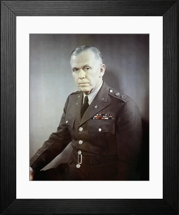 Framed Print : General George C. Marshall as Army Chief of Staff in World War 2