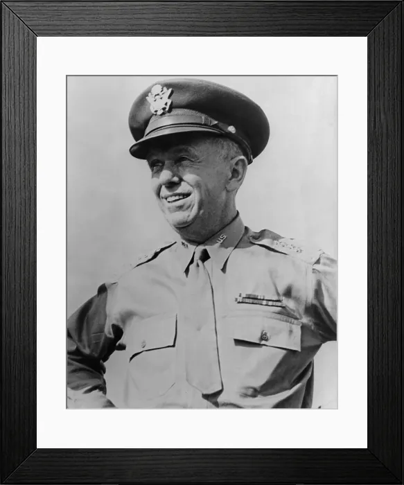 Framed Print : General George Catlett Marshall, Chief of Staff of U.S. Forces in World War 2. Ca. 1941-45 photo. (BSLOC_2014_8_118) Framed Print : General George Catlett Marshall, Chief of Staff of U.S. Forces in World War 2. Ca. 1941-45 photo. (BSLOC_2014_8_118)