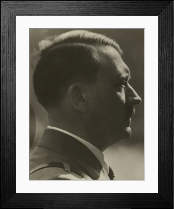 Framed Print : Adolf Hitler during the annual national rally at Nuremburg, 1934. (BSLOC_2013_9_163)